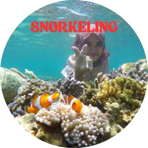 Paket Snorkeling dengan makan siang di Gili Ketapang. Sudah termasuk foto underwater sepuasnya 